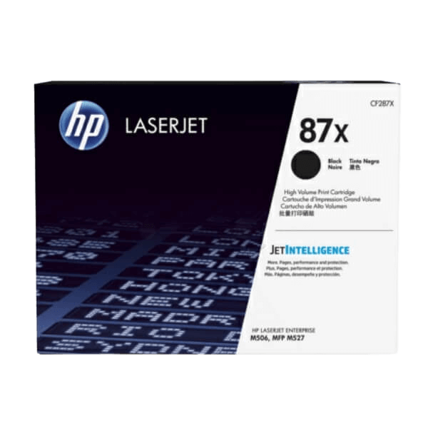 CF287X HP 87X svart XL toner - 18000 sidor - Original