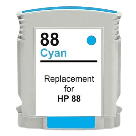 C9391AE HP 88 cyan XL Skrivarpatron - 28 ml. - Kompatibel