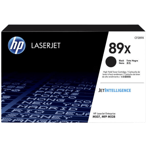 CF289X HP 89X svart XL toner - 10000 sidor - Original