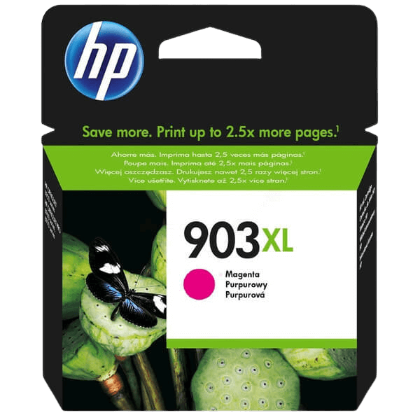 T6M07AE HP 903 magenta XL Skrivarpatron - 825 sidor - Original