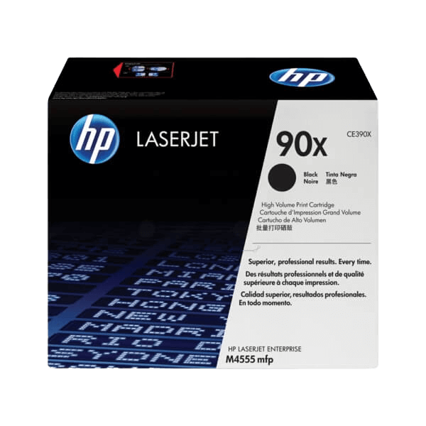 CE390X HP 90X svart XL toner - 24000 sidor - Original