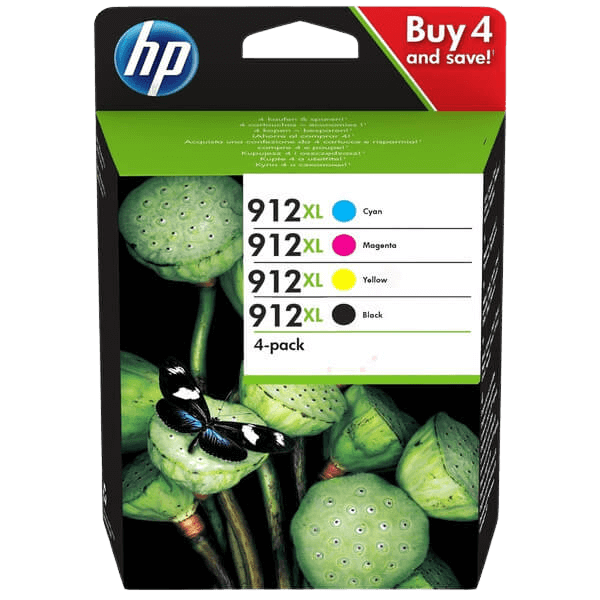 3YP34AE HP 912XL CMYK Skrivarpatron - 3300 sidor - Original