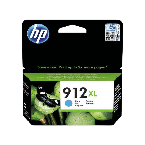3YL81AE HP 912XL cyan Skrivarpatron - 825 sidor - Original