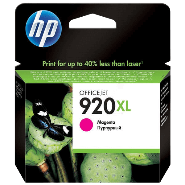 CD973AE HP 920 magenta XL Skrivarpatron - 700 sidor - Original