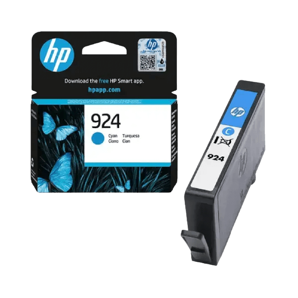 4K0U3NE HP 924 cyan Skrivarpatron - 400 sidor - Original