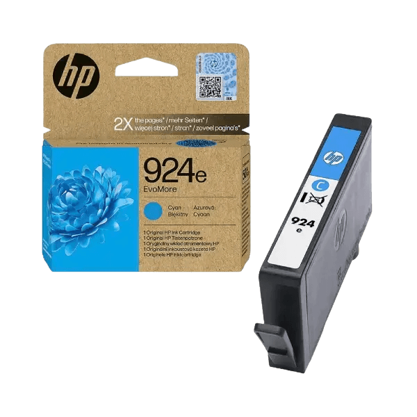 4K0U7NE HP 924E cyan XL Skrivarpatron - 800 sidor - Original