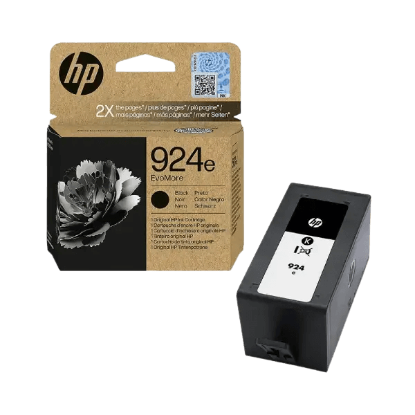 4K0V0NE HP 924E svart XL Skrivarpatron - 1000 sidor - Original