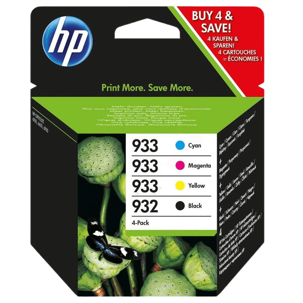 6ZC71AE HP 932 + 933 CMYK Skrivarpatron - 1390 sidor - Original