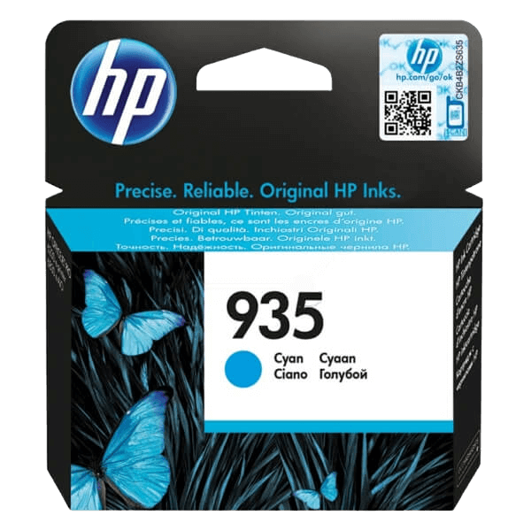 C2P20AE HP 935 cyan Skrivarpatron - 4 ml. - Original