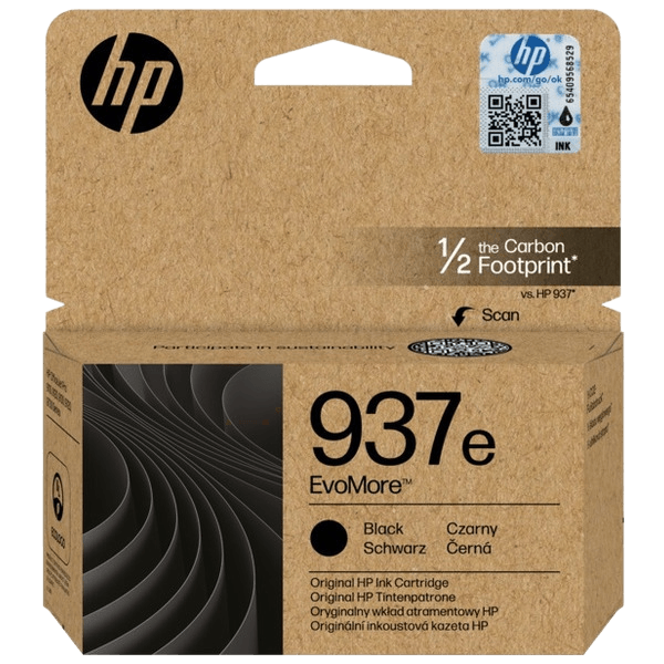 4S6W9NE HP 937E svart XL Skrivarpatron - 3100 sidor - Original