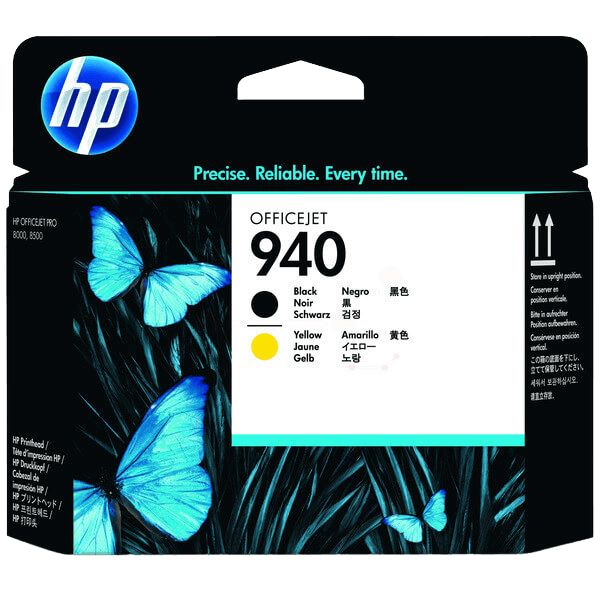 C4900A HP 940 Svart / gul printhoved - Original