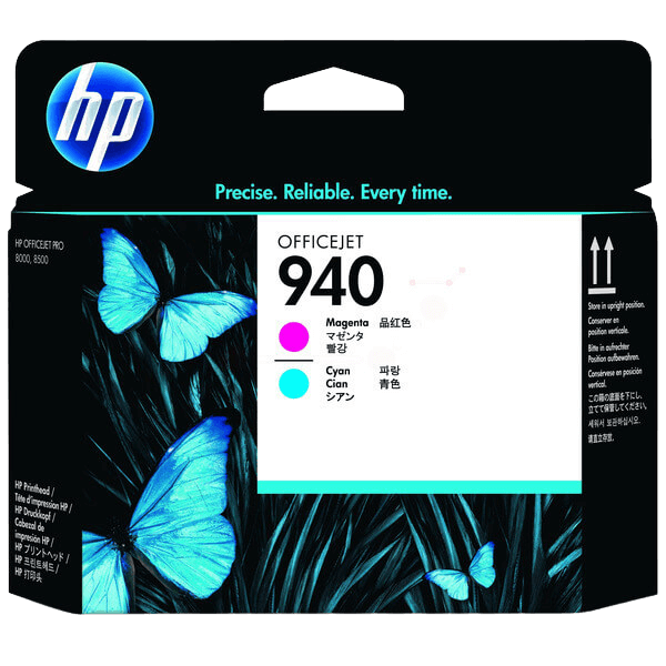 C4901A HP 940 cyan / magenta printhoved - Original