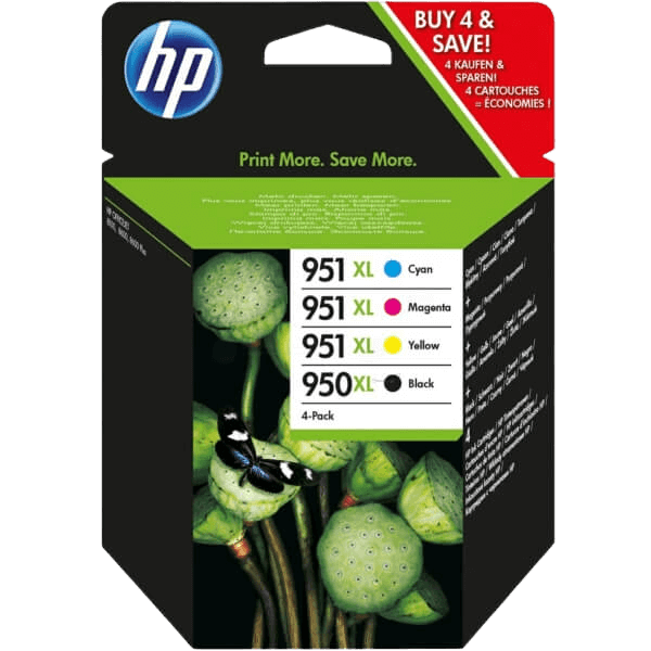 C2P43AE HP 950 + 951 CMYK XL Skrivarpatron - Original