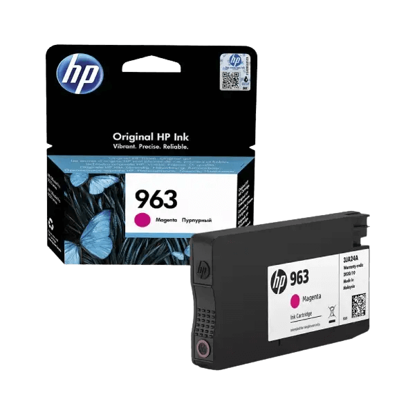 3JA24AE HP 963 magenta Skrivarpatron - 700 sidor - Original
