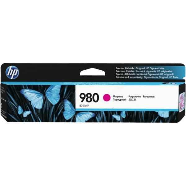 D8J08A HP 980 magenta Skrivarpatron - 6600 sidor - Original