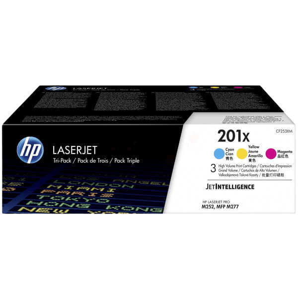 201X HP CF253XM 3 färger i en XL toner - 6900 sidor - Original