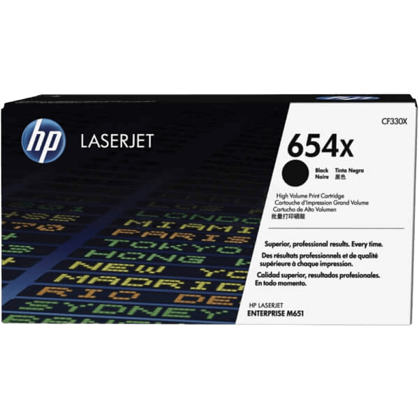 654X HP CF330X svart XL toner - 20500 sidor - Original
