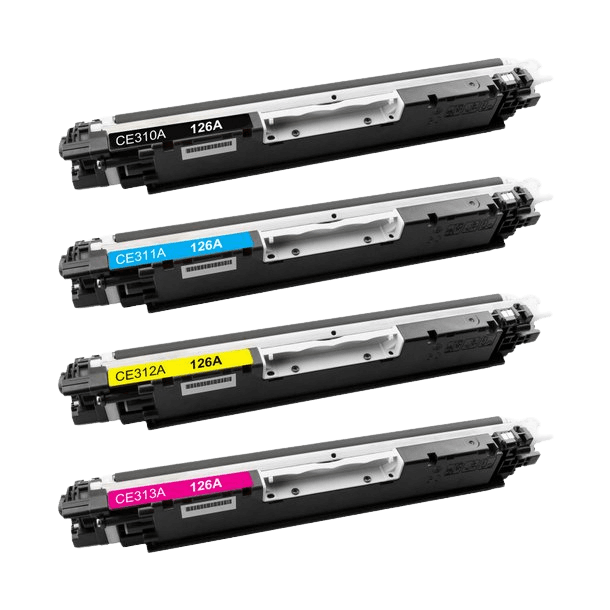 4 st. HP 126A toner rabattpaket - Kompatibel