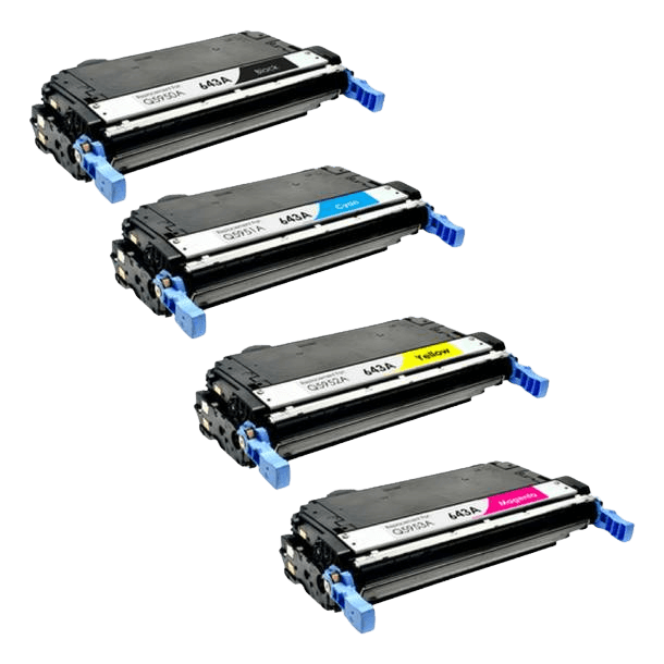 4 st. HP 643A toner rabattpaket - Kompatibel