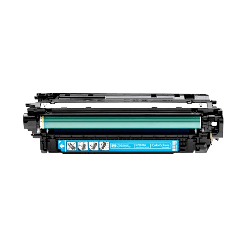 CF031A HP 646A cyan toner - 12500 sidor - Kompatibel