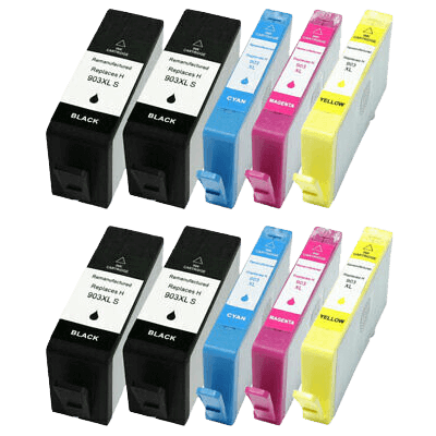 10 st. XL HP 903 Skrivarpatron rabattpaket - Kompatibel