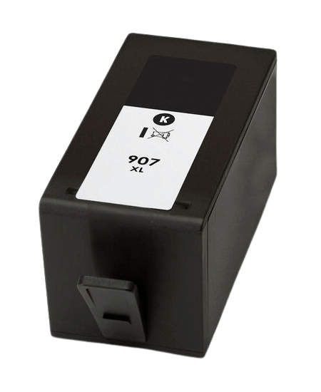 T6M19AE HP 907XL svart XXL Skrivarpatron - 42 ml. - Kompatibel