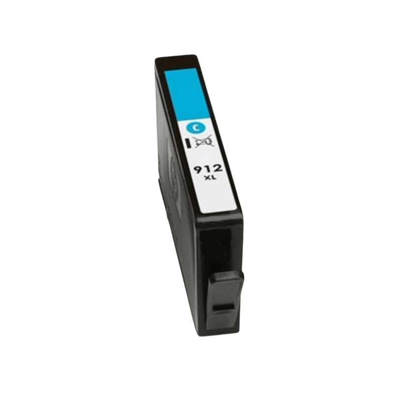 3YL81AE HP 912XL cyan Skrivarpatron - 10 ml. - Kompatibel