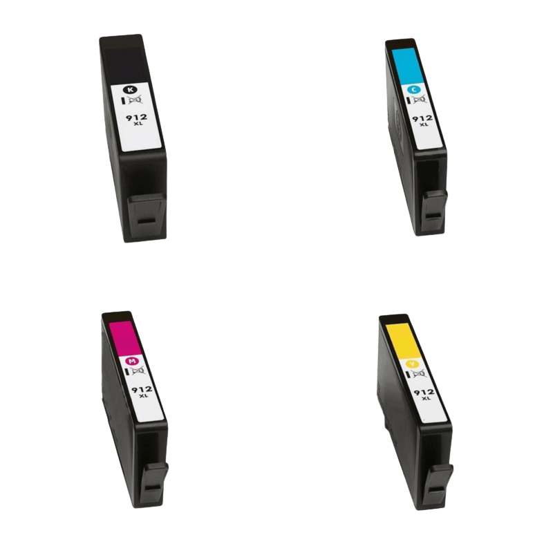 4 st. HP 912XL Skrivarpatron rabattpaket - Kompatibel