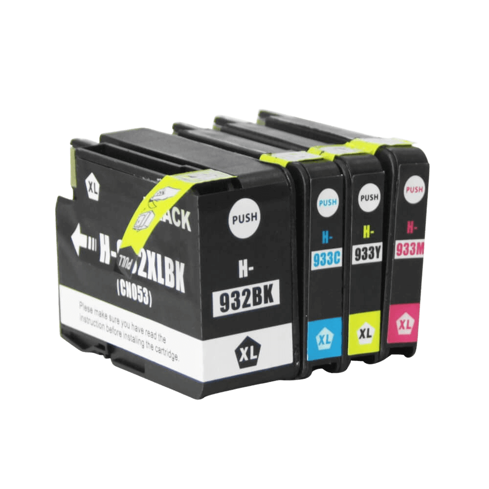 4 st. XL HP 932 Skrivarpatron rabattpaket - Kompatibel