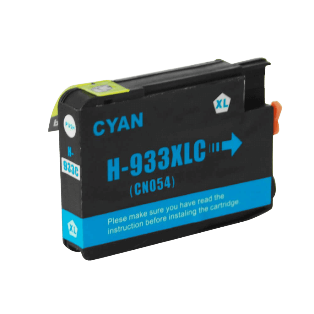 CN054AE HP 933 cyan XL Skrivarpatron - 14 ml. - Kompatibel