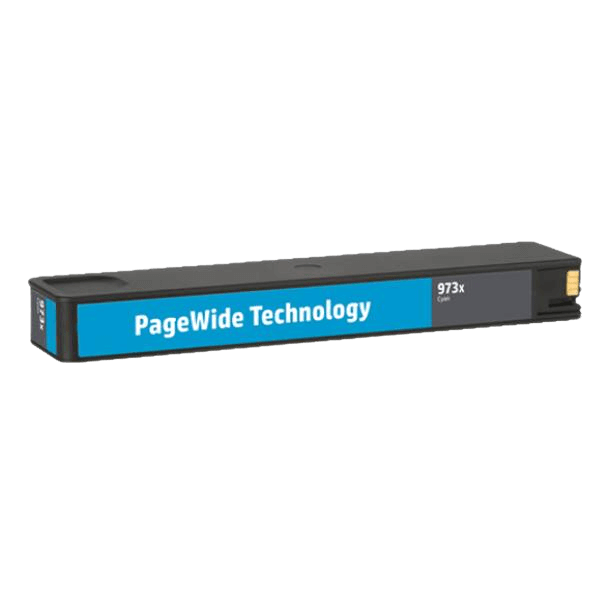 F6T81AE HP 973X cyan XL Skrivarpatron - 110 ml. - Kompatibel