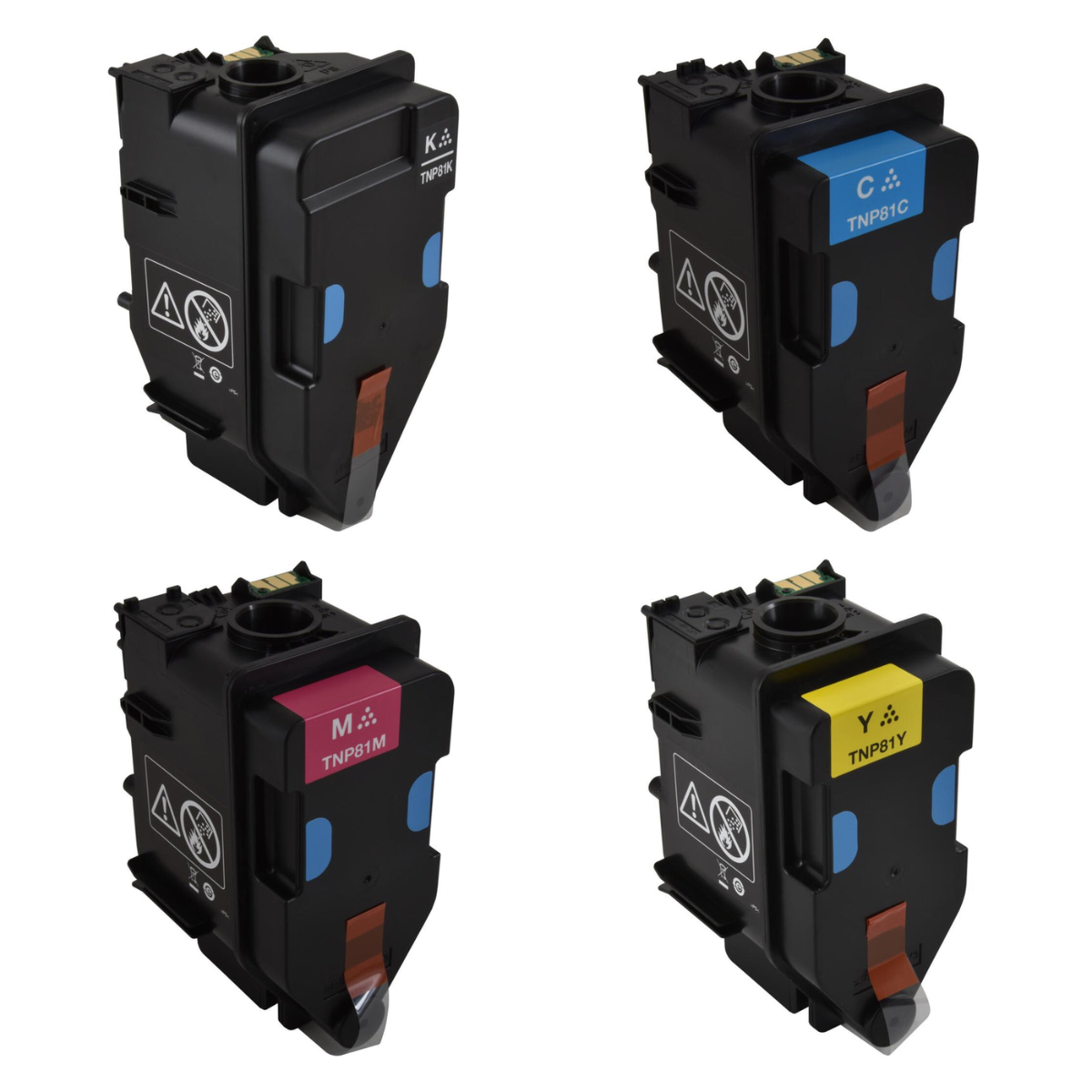 4 st. Konica Minolta TNP-81 toner rabattpaket - Kompatibel