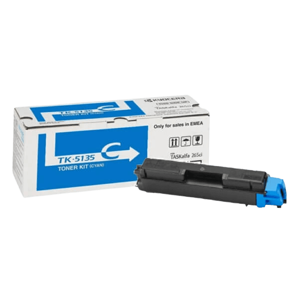 1T02PACNL0 Kyocera TK-5135C cyan toner - 5000 sidor - Original