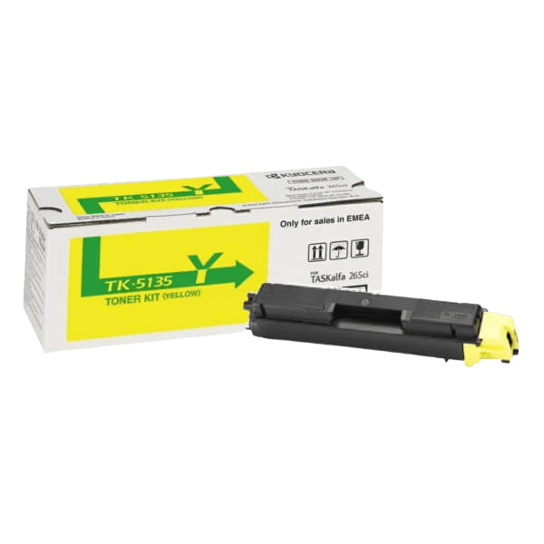 1T02PAANL0 Kyocera TK-5135Y gul toner - 5000 sidor - Original