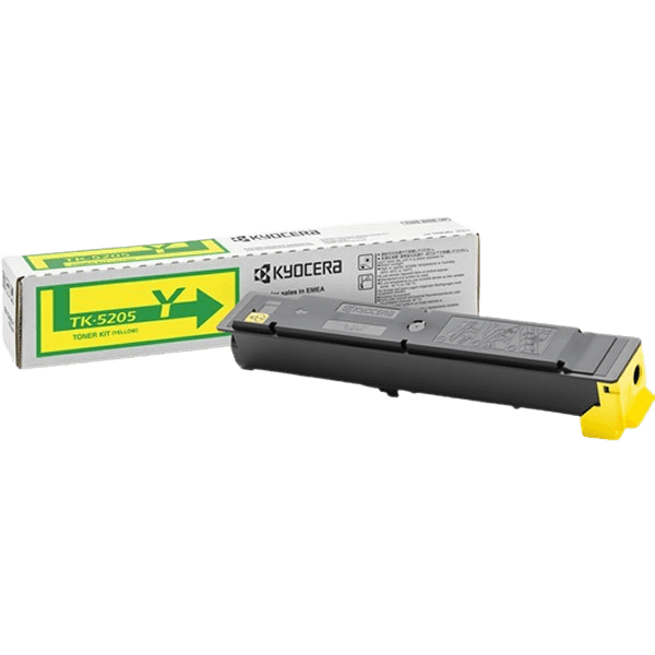 1T02R5ANL0 Kyocera TK-5205 gul toner - 12000 sidor - Original
