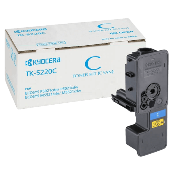 1T02R9CNL1 Kyocera TK-5220C cyan toner - 1200 sidor - Original
