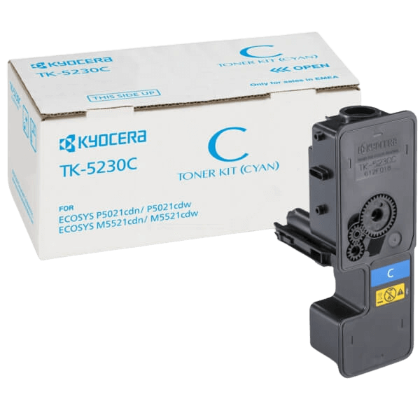 1T02R9CNL0 Kyocera TK-5230C cyan XL toner - 2200 sidor - Original