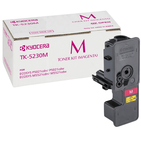 1T02R9BNL0 Kyocera TK-5230M magenta XL toner - 2200 sidor - Original