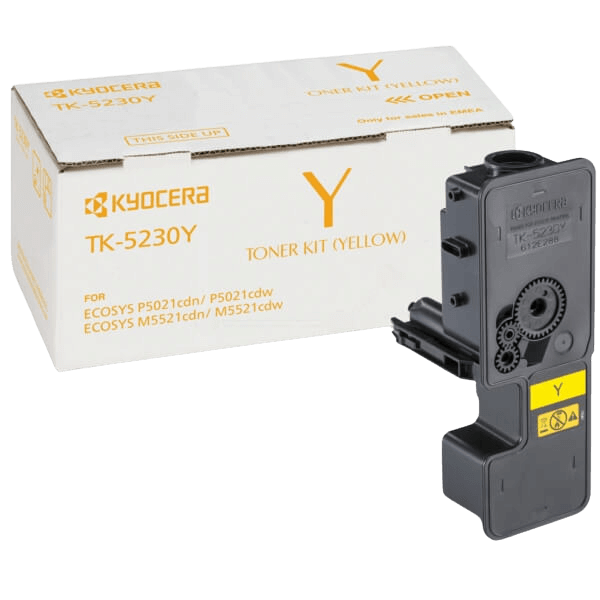 1T02R9ANL0 Kyocera TK-5230Y gul XL toner - 2200 sidor - Original