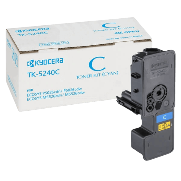 1T02R7CNL0 Kyocera TK-5240C cyan toner - 3000 sidor - Original
