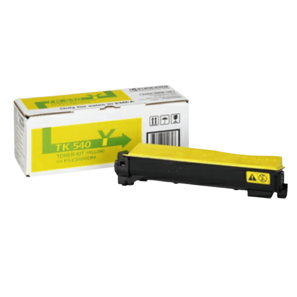 1T02HLAEU0 Kyocera TK-540Y gul toner - 4000 sidor - Original