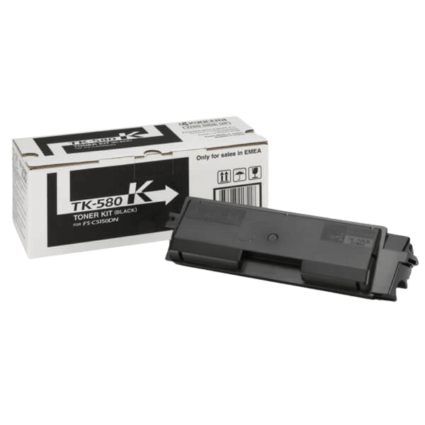 1T02KT0NL0 Kyocera TK-580K svart toner - 3500 sidor - Original