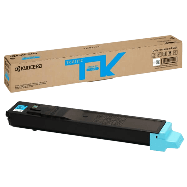 1T02P3CNL0 Kyocera TK-8115C cyan toner - 6000 sidor - Original