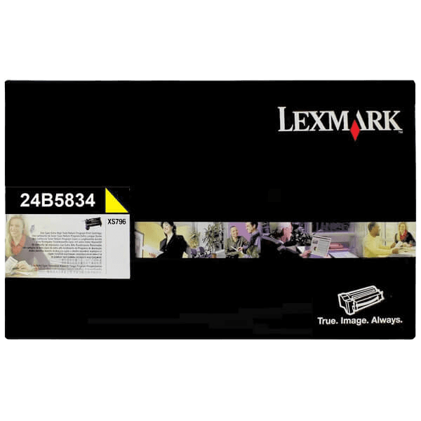 Lexmark 24B5834 gul toner - 18000 sidor - Original