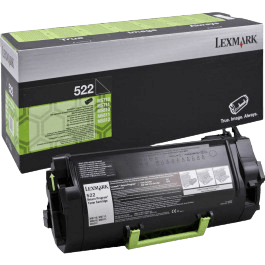 52D2000 Lexmark 522 svart toner - 6000 sidor - Original