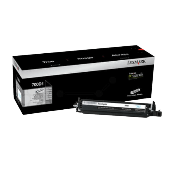 70C0D10 Lexmark 700D1 svart developer unit - 40000 sidor - Original