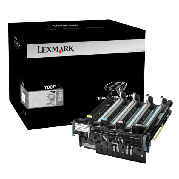 70C0P00 Lexmark 700P CMYK imaging unit - 40000 sidor - Original