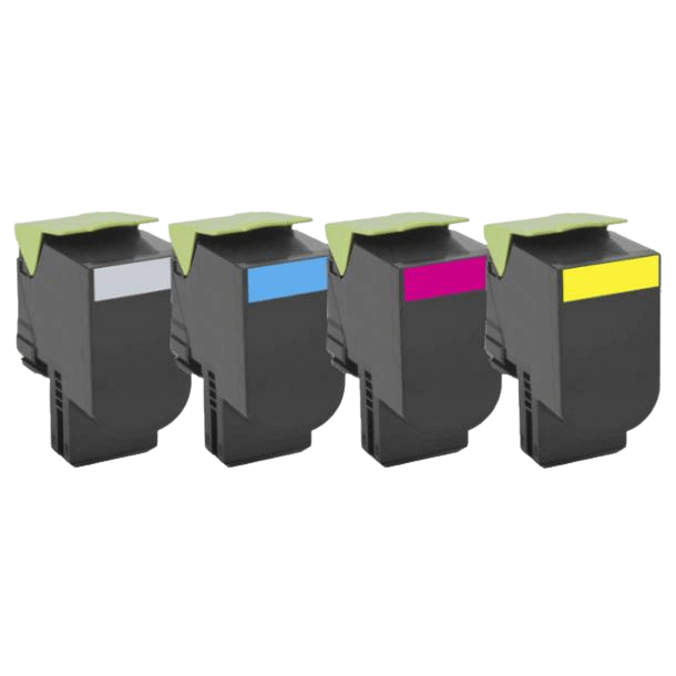 4 st. XL Lexmark 702HK toner rabattpaket - Kompatibel