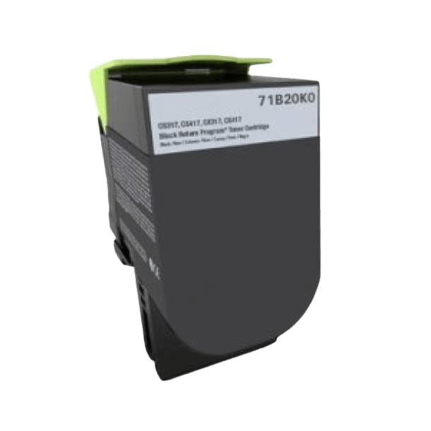 Lexmark 71B20K0 svart toner - 3000 sidor - Kompatibel