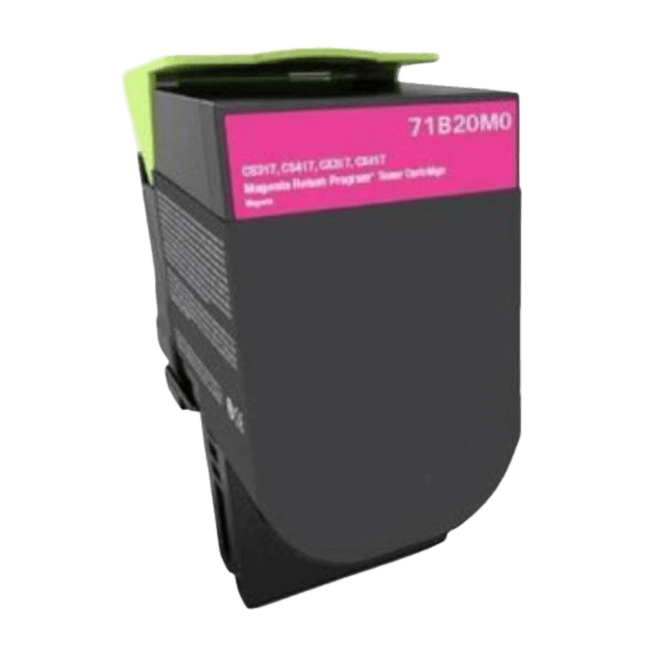 Lexmark 71B20M0 magenta toner - 2300 sidor - Kompatibel